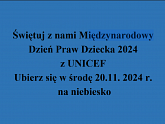 Świętuj z nami Międzynarodowy Dzień Praw Dziecka z UNICEF 2024