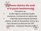 II Zimowa Zbiórka dla Osób w Kryzysie Bezdomności